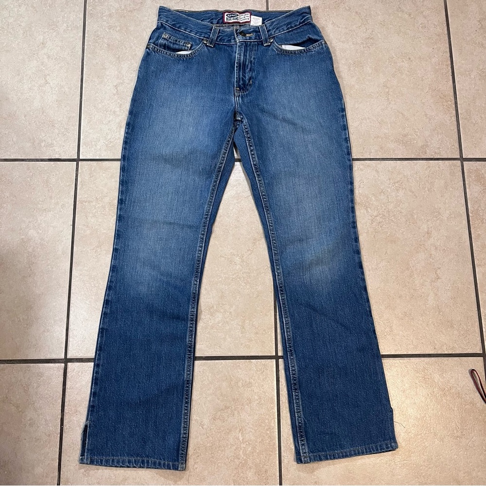 Vintage Y2K women’s Old‎ Navy mid rise Size 2L Jeans bootcut dark wash